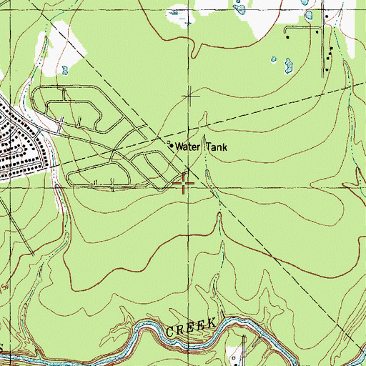 Topographic Map of Anderson Elementary School, TX
