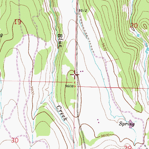 Topographic Map of Lake Arrowhead Reservoir, CO