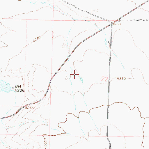 Topographic Map of Craig Holding and Evaporation Dam, CO
