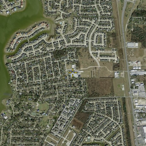 Aerial/Satellite Image of White Elementary School, TX