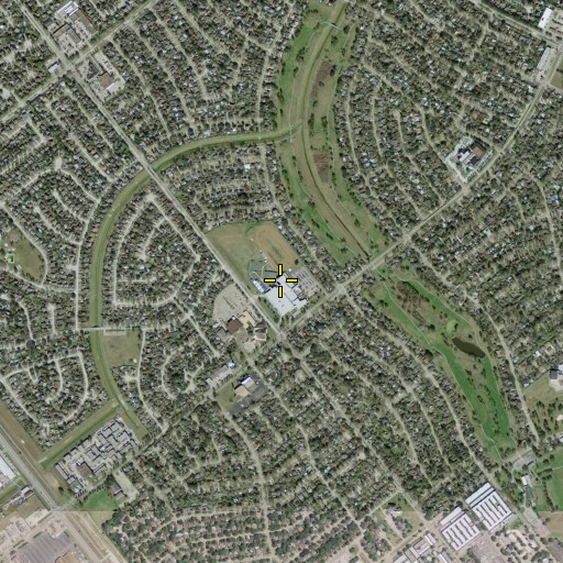 Aerial/Satellite Image of Clear Lake Intermediate School, TX