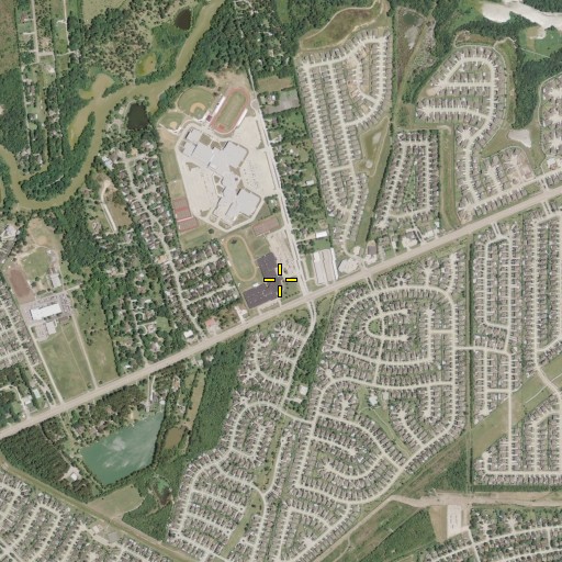 Aerial/Satellite Image of Creekside Intermediate School, TX