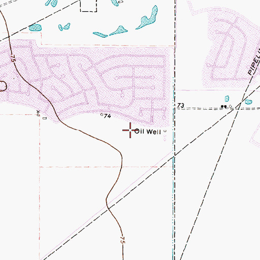 Topographic Map of Hunters Glen Elementary School, TX