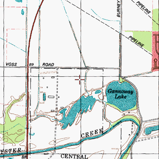 Topographic Map of Kempner High School, TX
