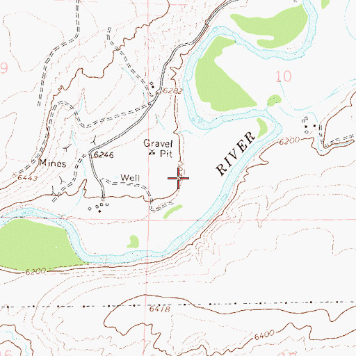 Topographic Map of Craig Raw Water Reservoir, CO