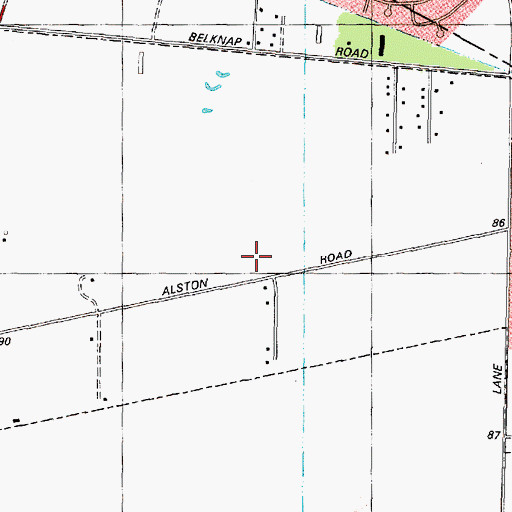 Topographic Map of Barrington Place Elementary School, TX