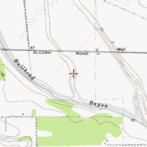 Topographic Map of First Colony Middle School, TX