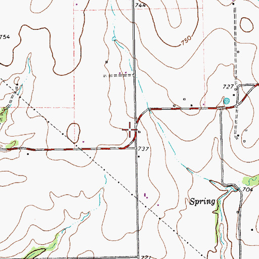 Topographic Map of Longbranch Elementary School, TX
