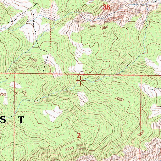 Topographic Map of Morningside Elementary School, CA