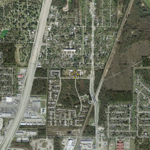 Aerial/Satellite Image of Johnson Elementary School, TX