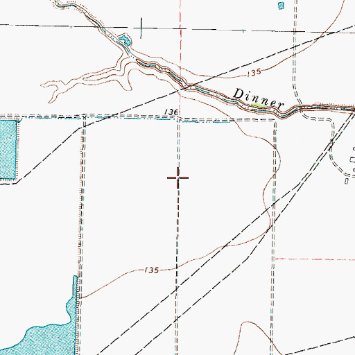 Topographic Map of Jowell Elementary School, TX