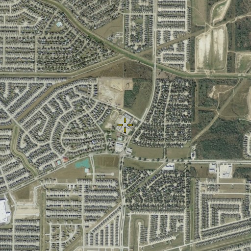 Aerial/Satellite Image of Jowell Elementary School, TX