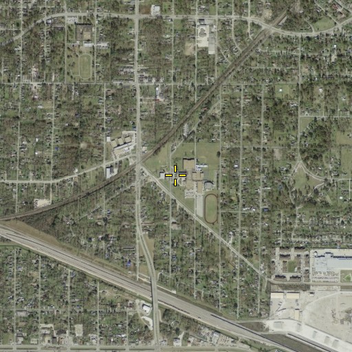 Aerial/Satellite Image of Kashmere High School, TX