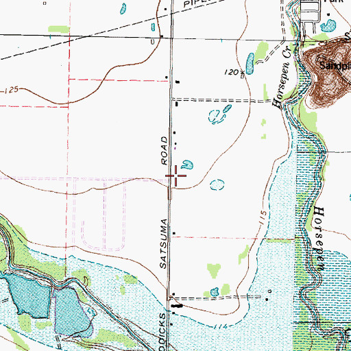 Topographic Map of Horne Elementary School, TX