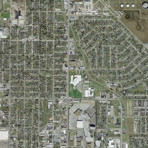 Aerial/Satellite Image of Jackson Intermediate School, TX