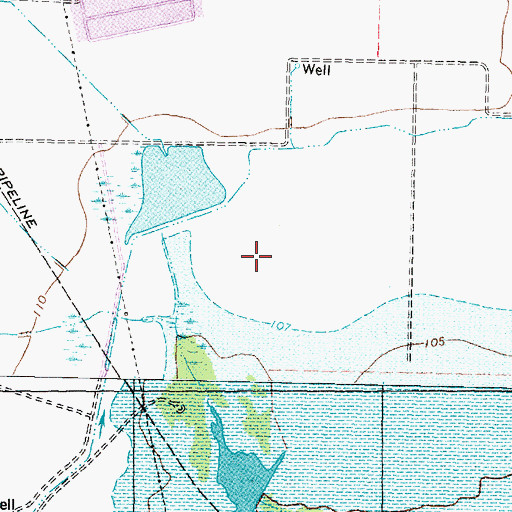 Topographic Map of Jeanette Hayes Elementary School, TX