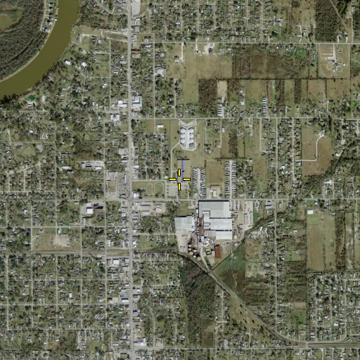 Aerial/Satellite Image of Highlands Elementary School, TX