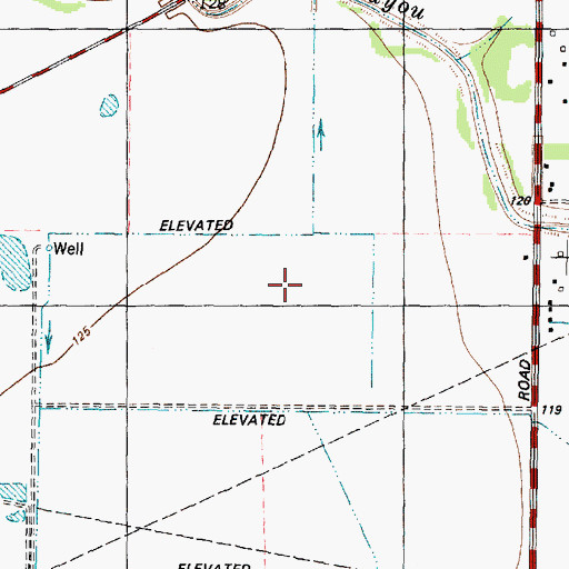Topographic Map of Emmott Elementary School, TX
