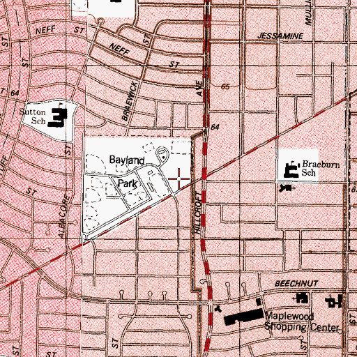 Topographic Map of Energized for Excellence Academy, TX