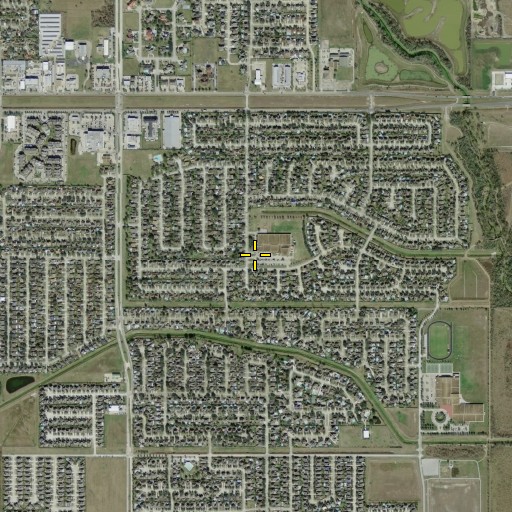 Aerial/Satellite Image of Fairmont Elementary School, TX