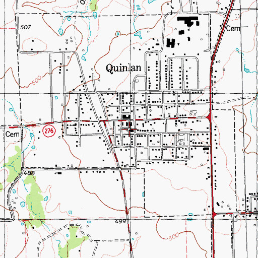 Topographic Map of Joe Martin Early Childhood Center, TX