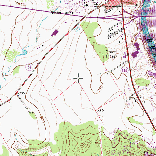 Topographic Map of Emma Roberson Elementary School, TX