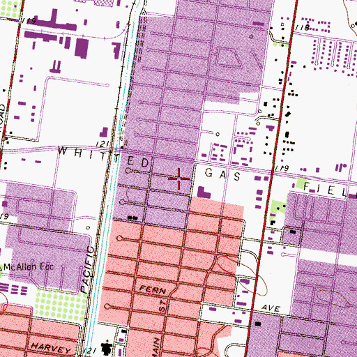 Topographic Map of Milam Elementary School, TX