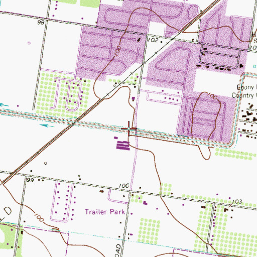 Topographic Map of Freddy Gonzalez Elementary School, TX