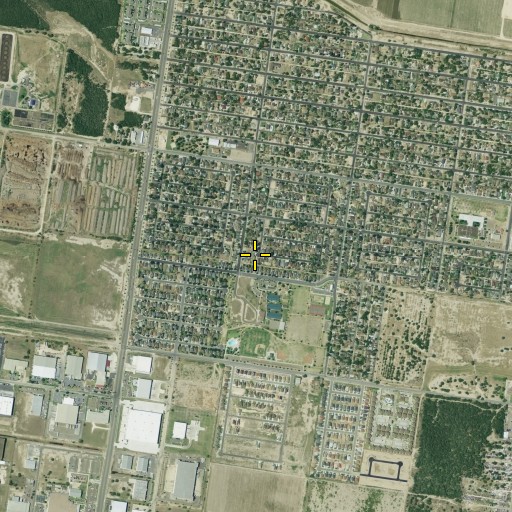 Aerial/Satellite Image of Houston Elementary School, TX