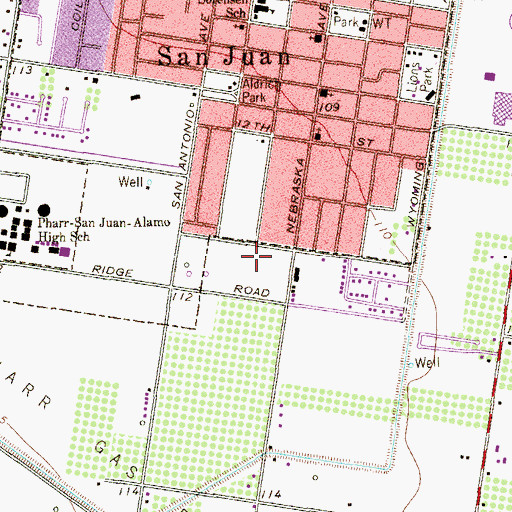 Topographic Map of Carman Elementary School, TX
