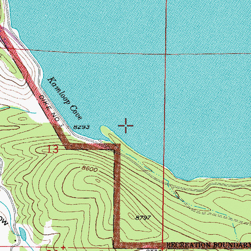 Topographic Map of Granby Dike Number 3 Dam, CO