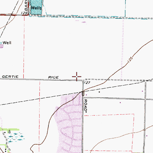 Topographic Map of Wilson Elementary School - Cypress, TX