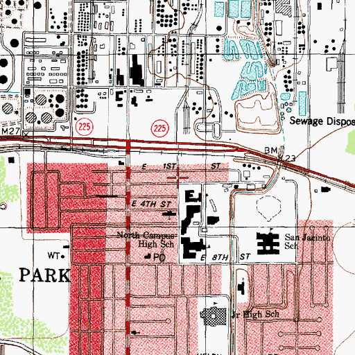 Topographic Map of Wolters Learning Center, TX
