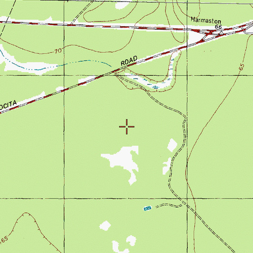 Topographic Map of Timbers Elementary School, TX