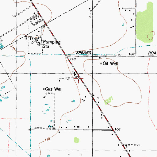 Topographic Map of Two Dimensions Preparatory Academy, TX