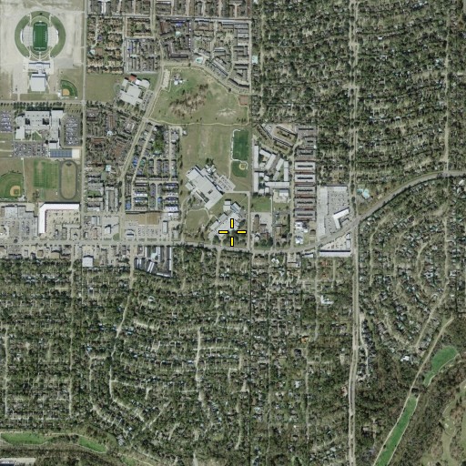 Aerial/Satellite Image of Spring Forest Middle School, TX
