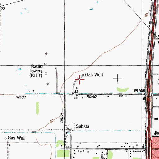 Topographic Map of Stehlik Intermediate School, TX