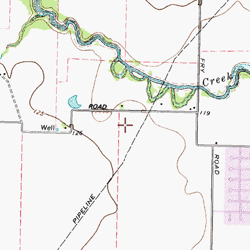 Topographic Map of Sundown Elementary School, TX