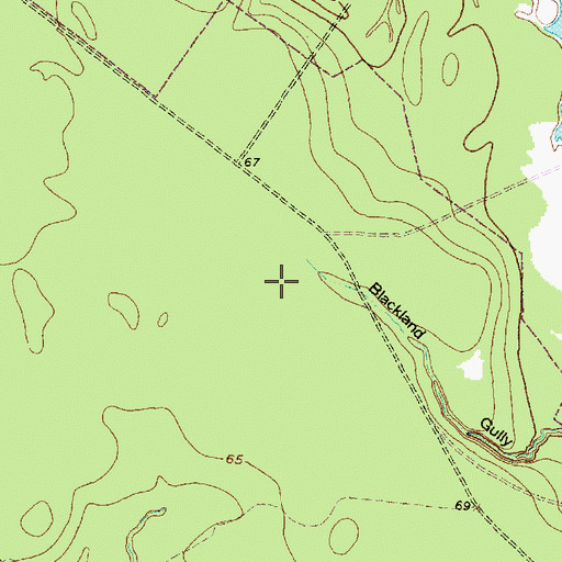 Topographic Map of Riverwood Middle School, TX