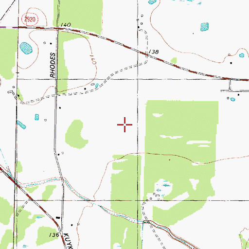 Topographic Map of Roth Elementary School, TX