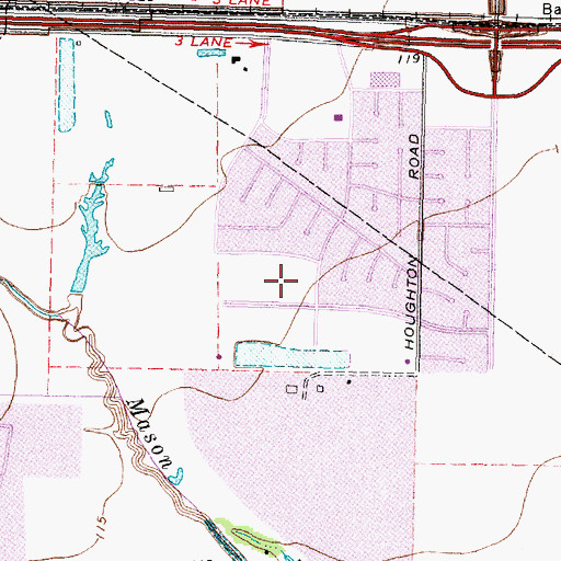 Topographic Map of Nottingham Country Elementary School, TX