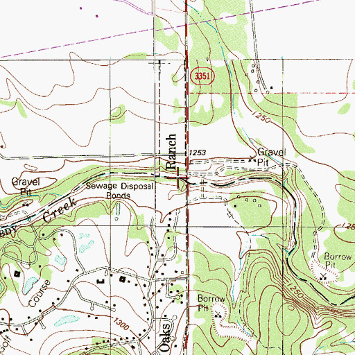 Topographic Map of Fair Oaks Ranch Elementary School, TX