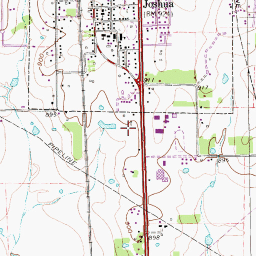 Topographic Map of Accelerated Learning Center, TX