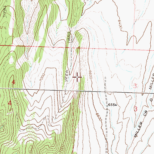 Topographic Map of Clyde Dam, CO