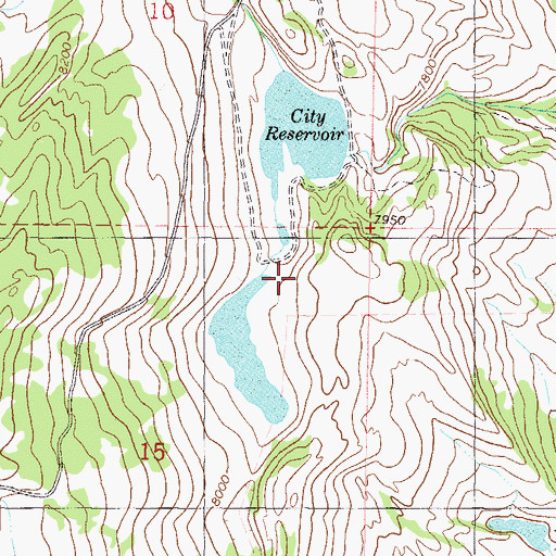 Topographic Map of Jones Number 1 Dam, CO