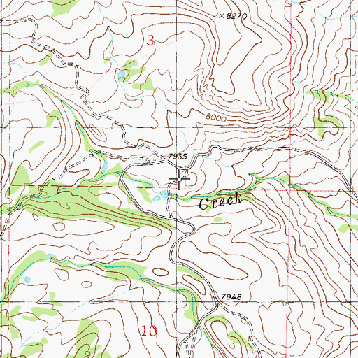 Topographic Map of Jones Number 3 Dam, CO