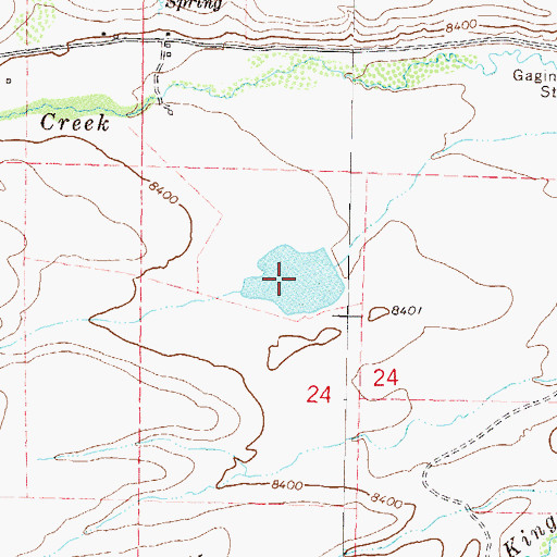 Topographic Map of Roberta Reservoir, CO