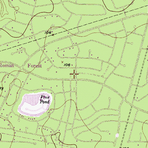 Topographic Map of A M Aikin Elementary School, TX