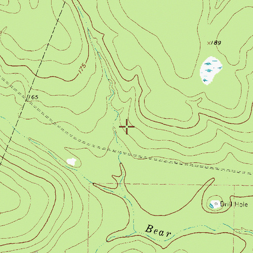 Topographic Map of Galatas Elementary School, TX