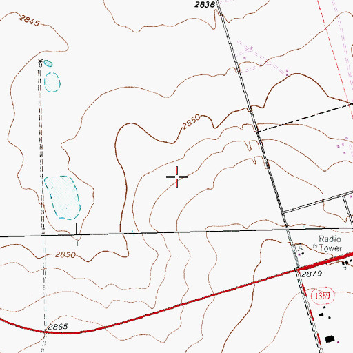 Topographic Map of Scharbauer Elementary School, TX